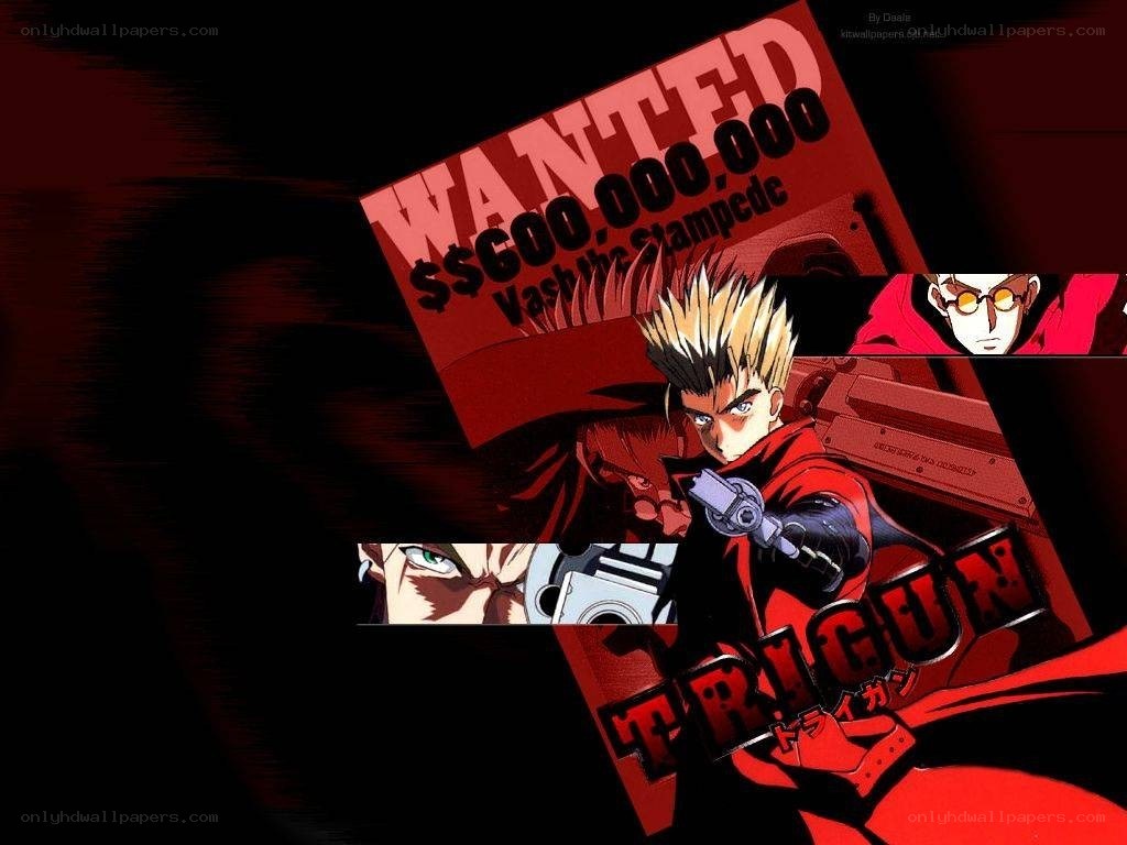 Wanted poster for Vash the Stampede