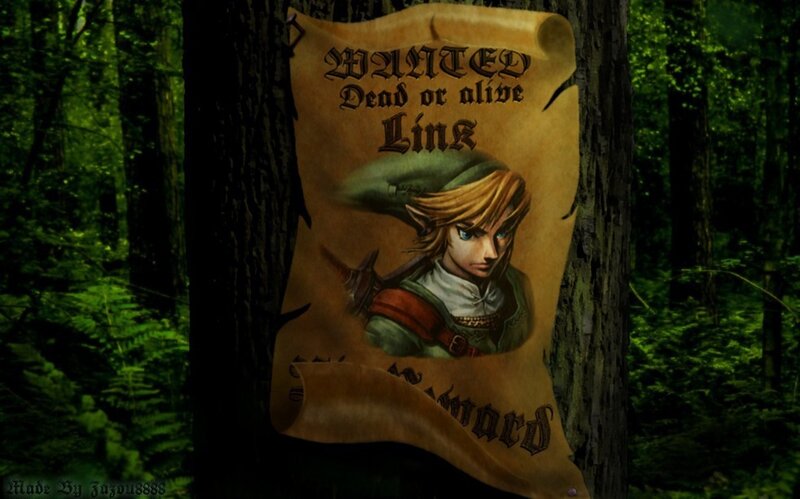 Wanted Poster of Link