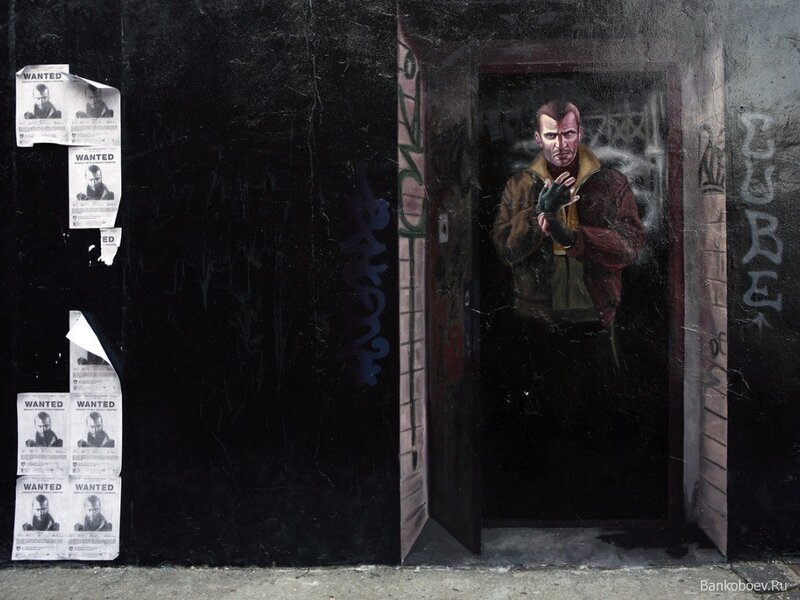 wanted poster street art