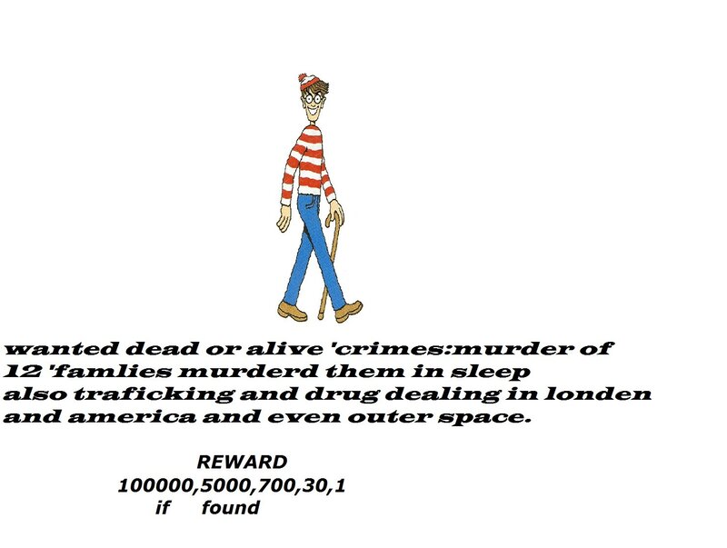 Wanted Poster with Character