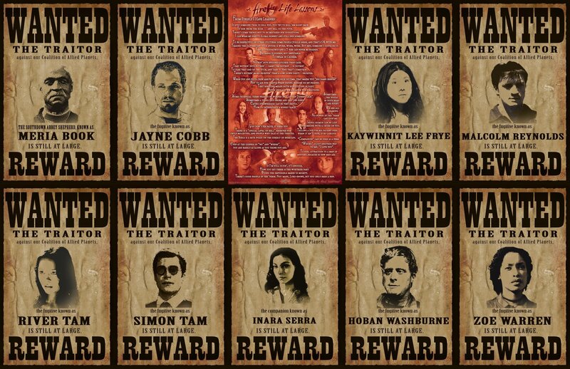 Wanted posters for traitors