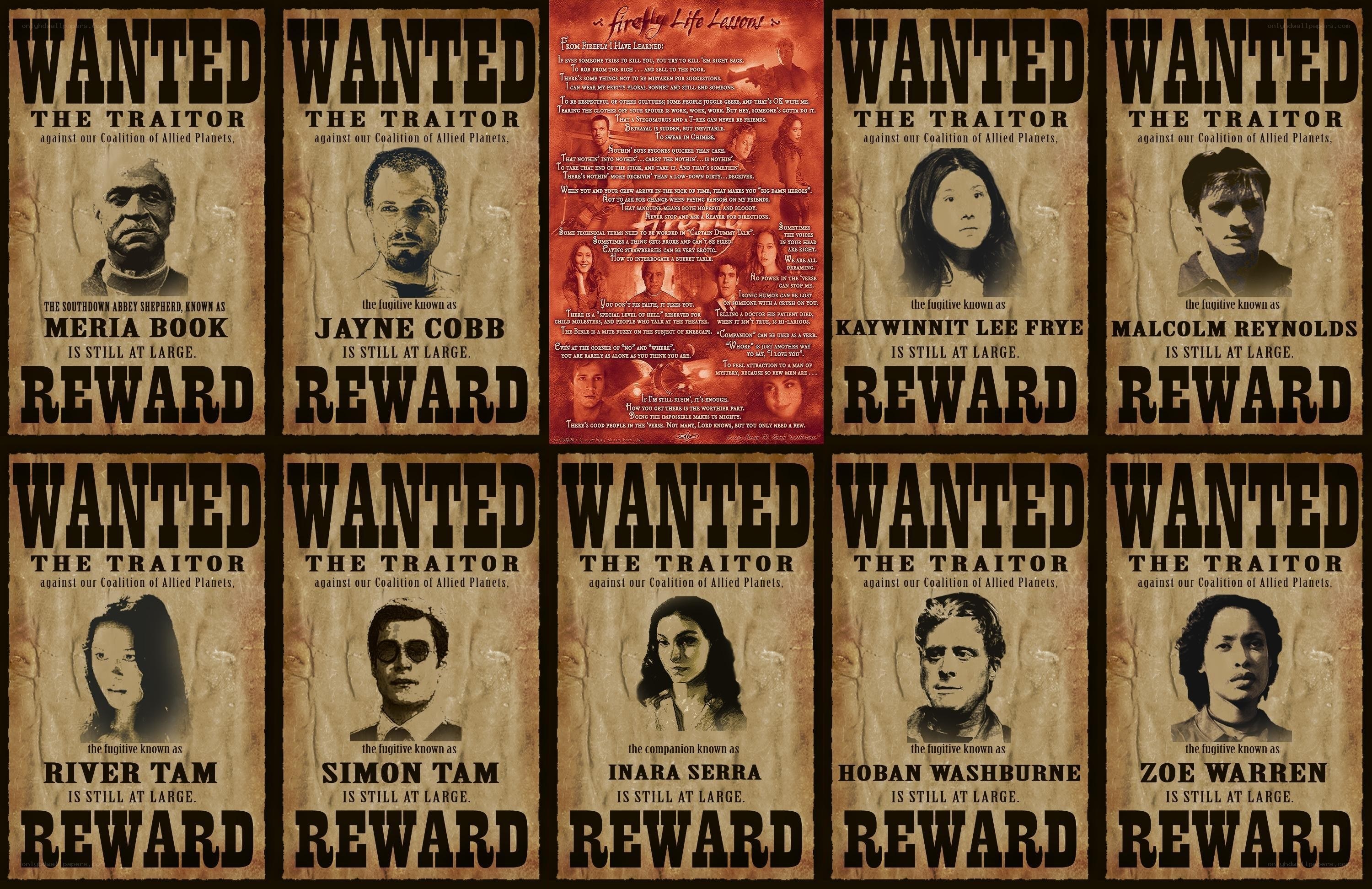 Wanted posters for traitors