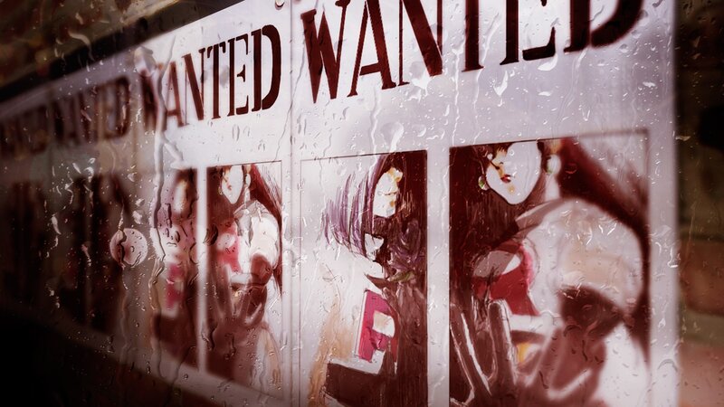 Wanted Posters on Glass