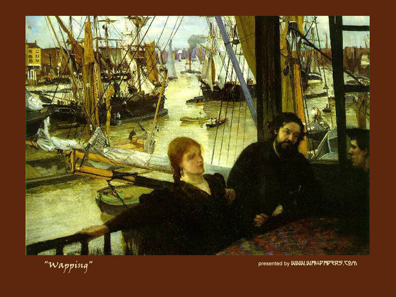 Wapping harbor scene