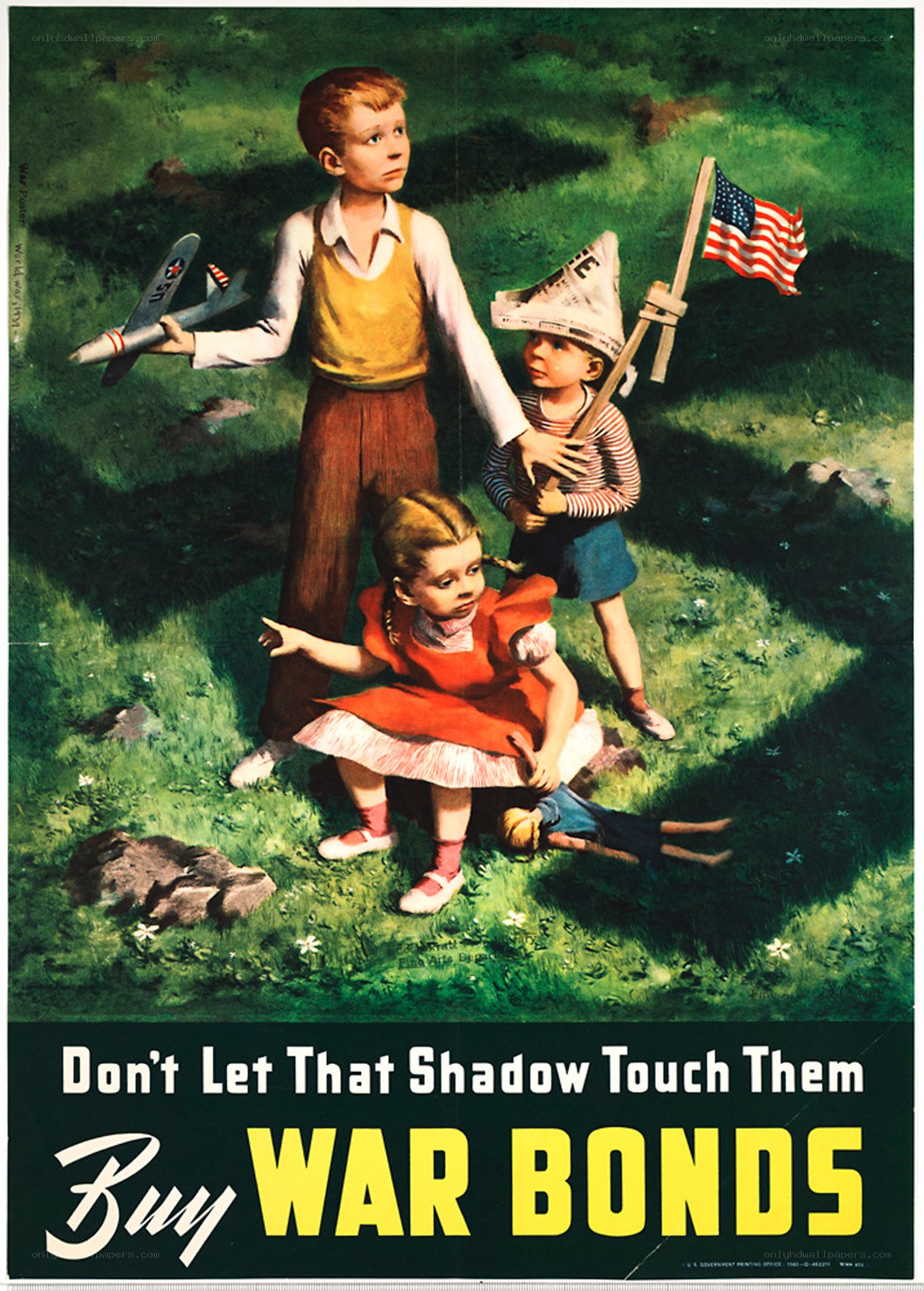 War Bonds Poster with Children
