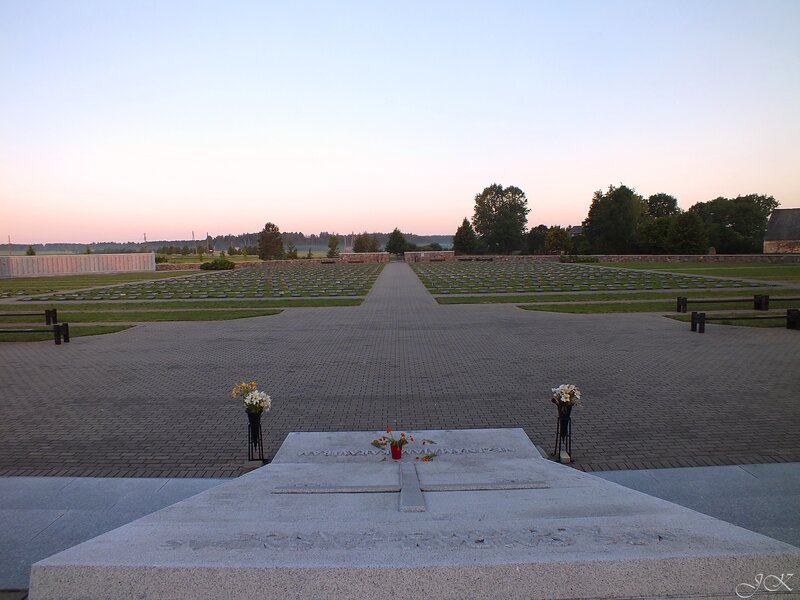 War Cemetery at Dusk