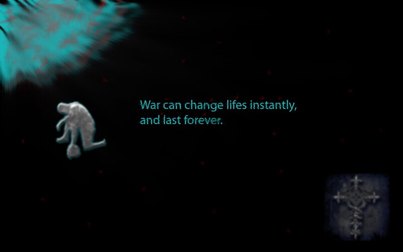 War changes lives instantly
