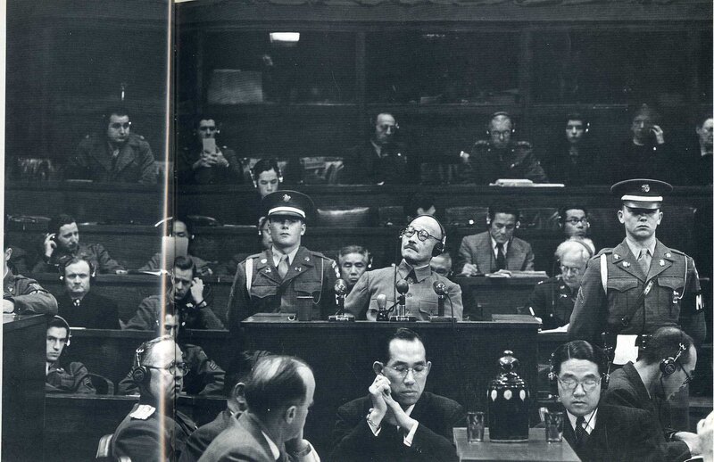 War crimes trial in progress