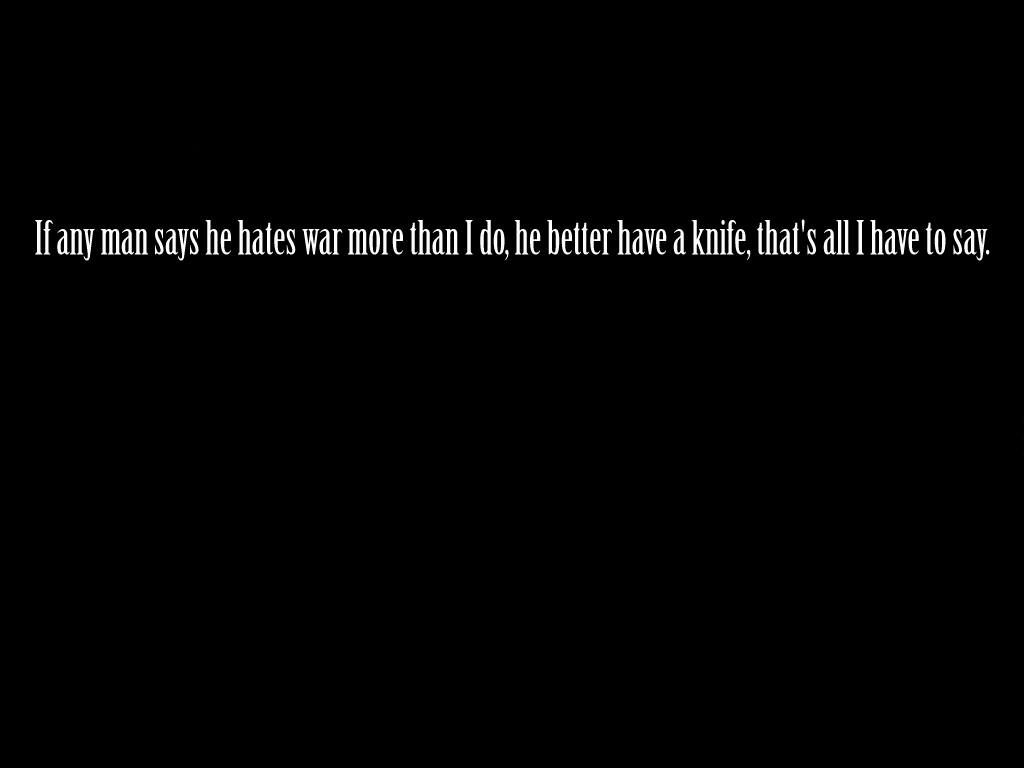 War hate quote