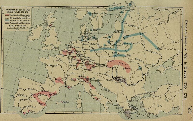 War in Europe 1700-1721