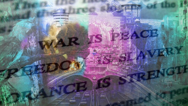 war is peace collage