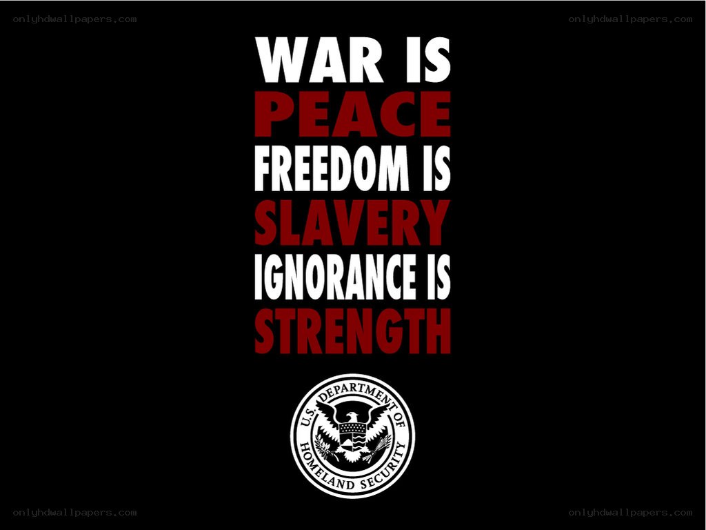 War is peace slogan