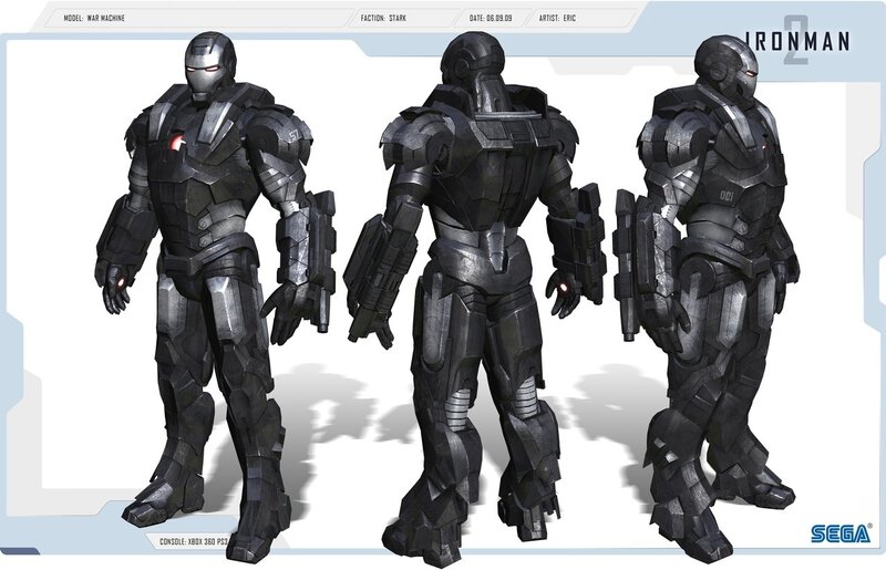 War Machine armor concept art