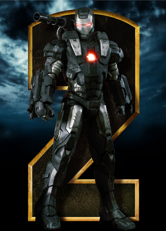 War Machine Armor Suit — Black, Dramatic