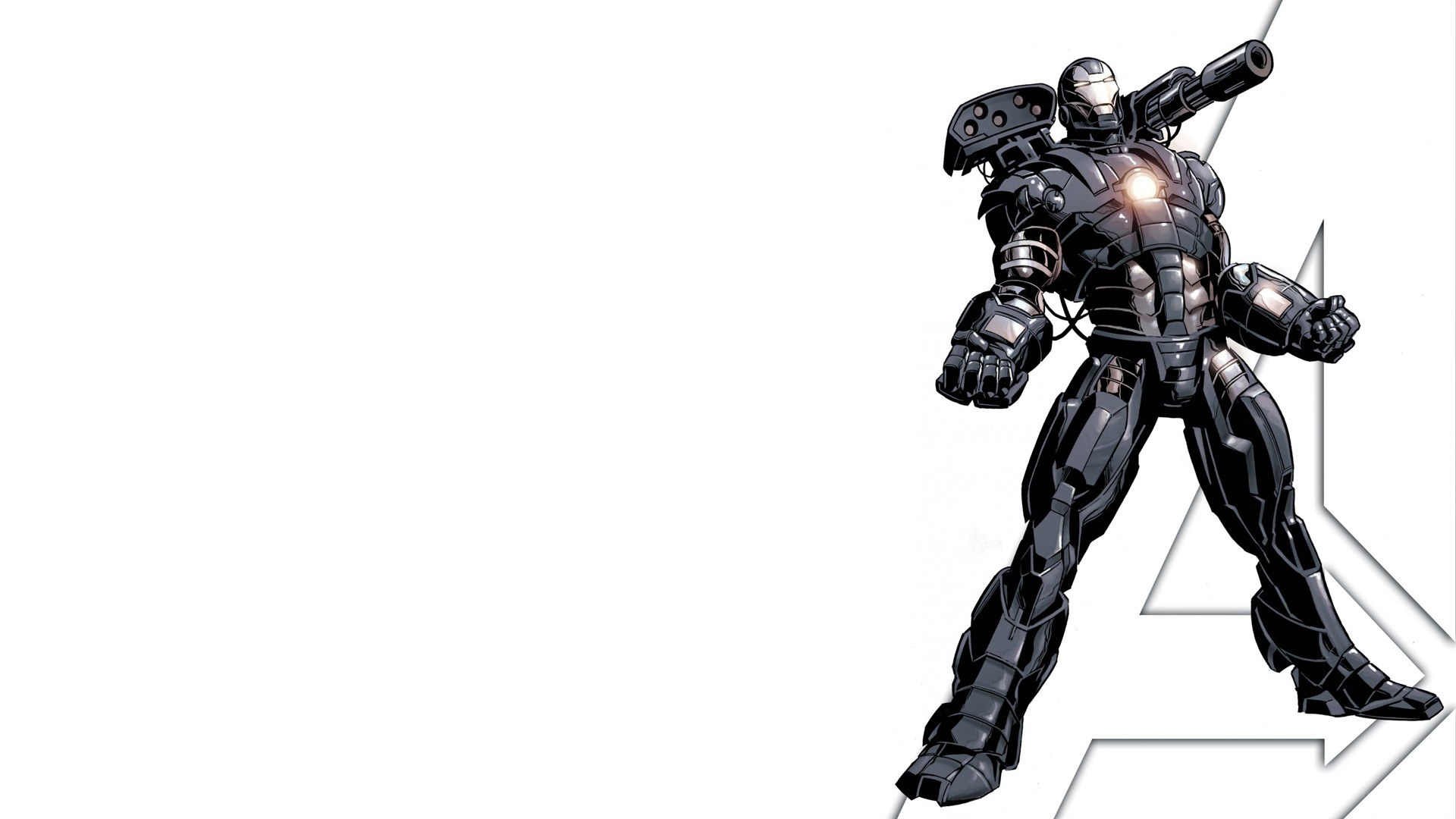 War Machine in armor