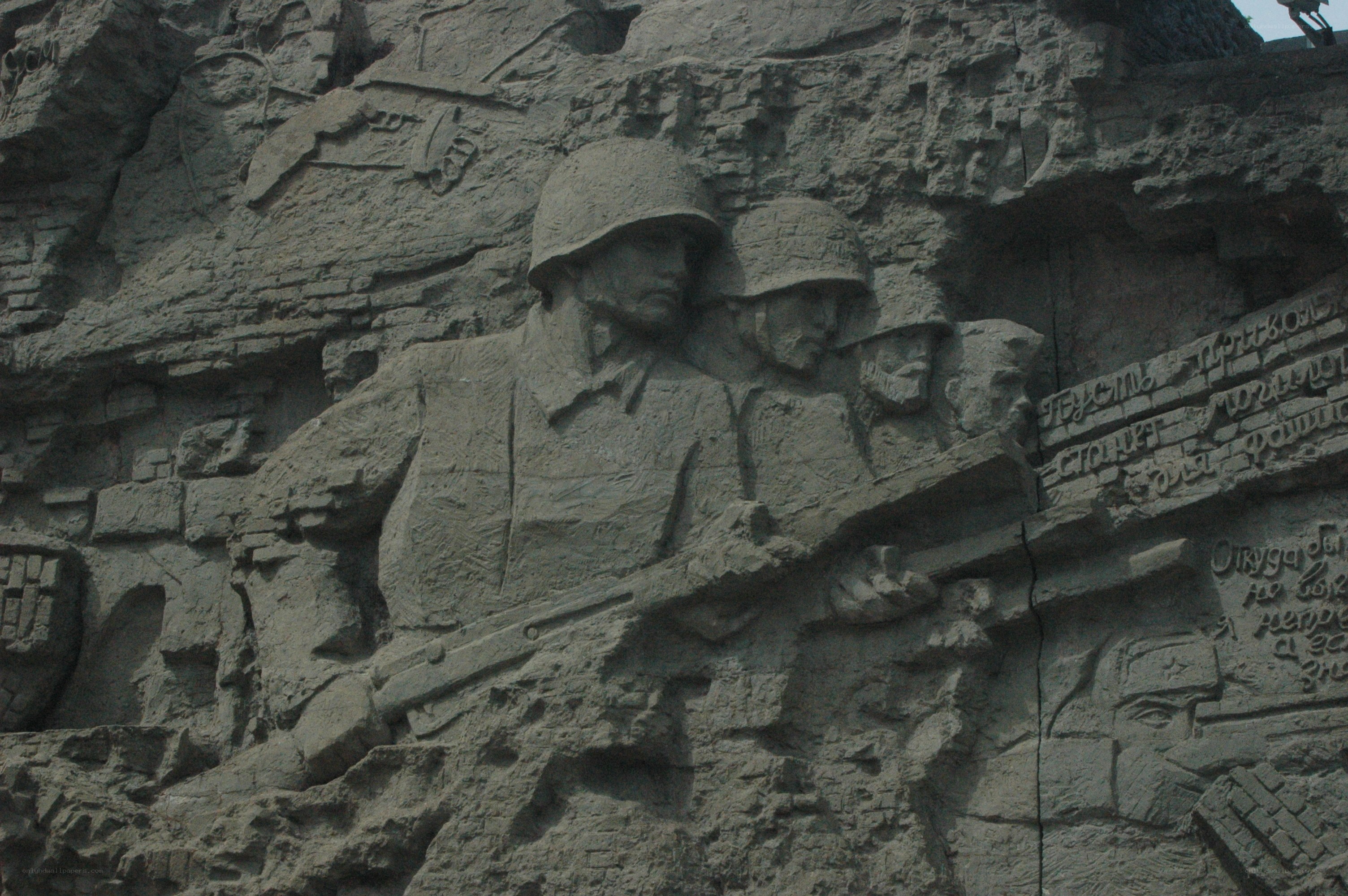 war memorial relief sculpture