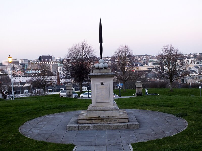 War Memorial with Dagger