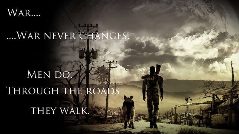 war never changes