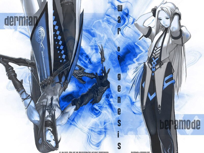 War of Genesis anime artwork