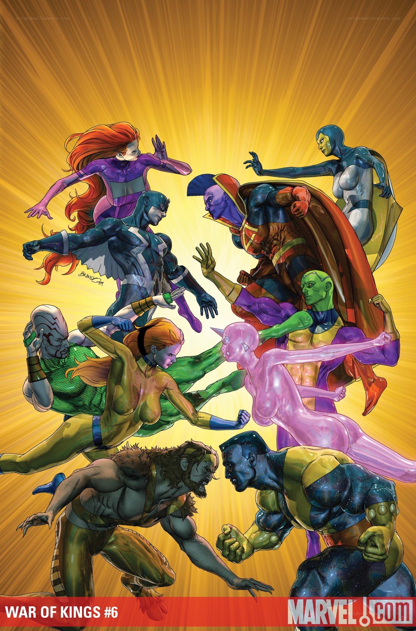 War of Kings comic cover