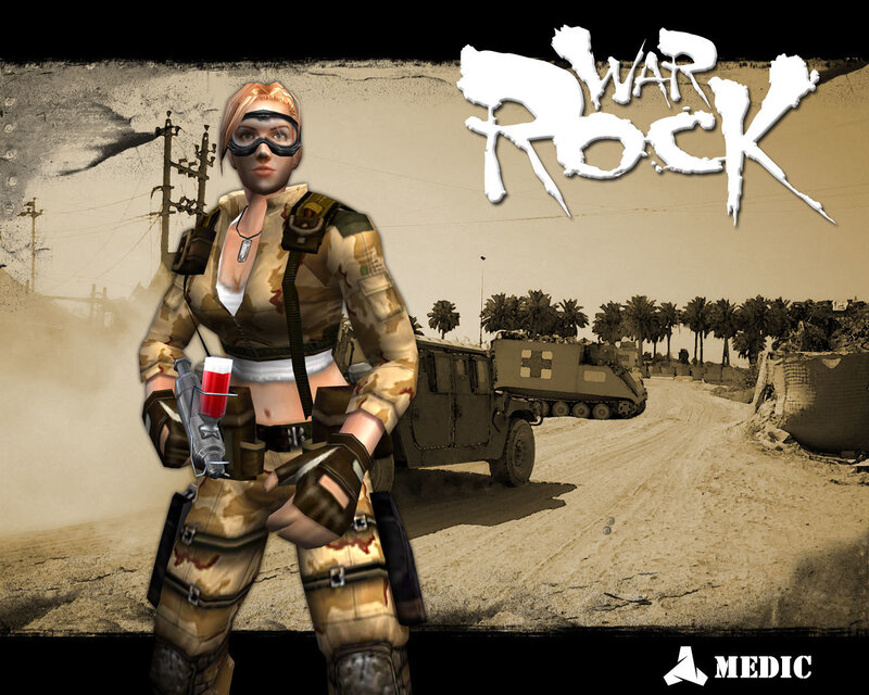 War Rock game character medic