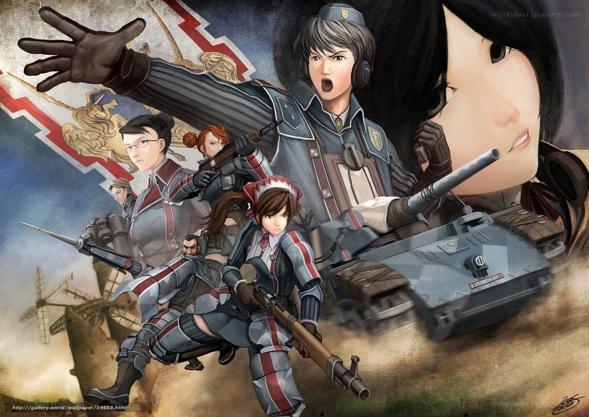 War-themed anime military group