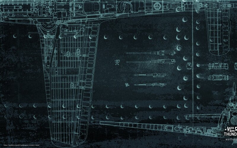 War Thunder blueprint art