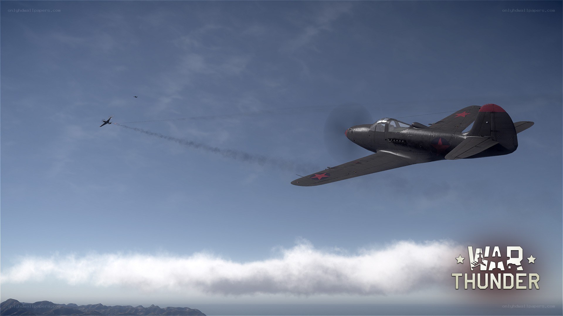 War Thunder combat scene