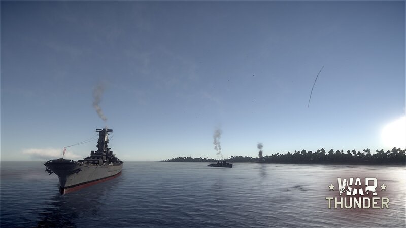 War Thunder naval battle