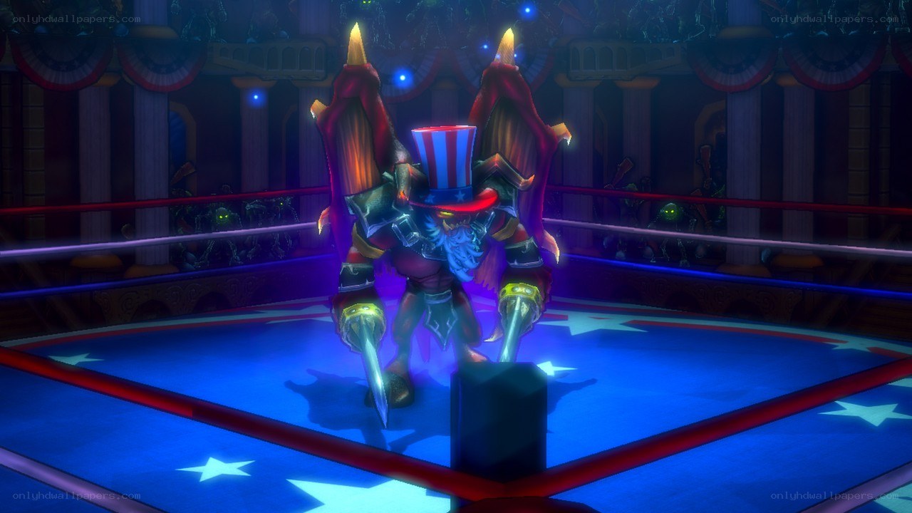 Warcraft boxing ring scene