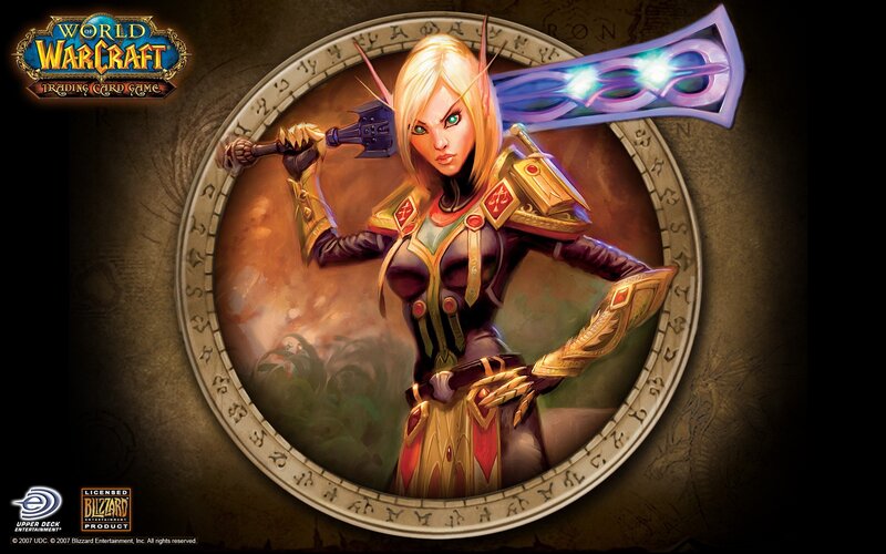 Warcraft card game character