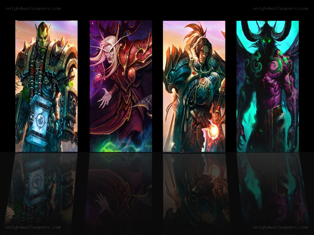 Warcraft character portraits