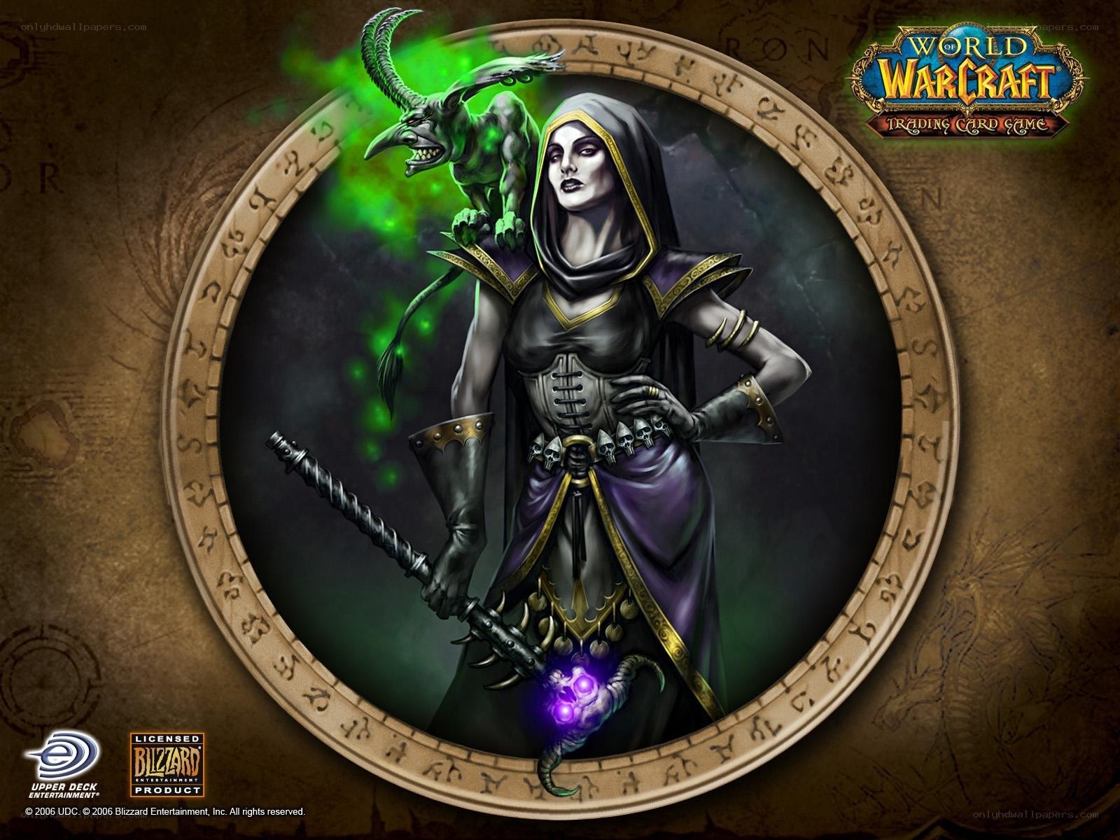 Warcraft character with demon