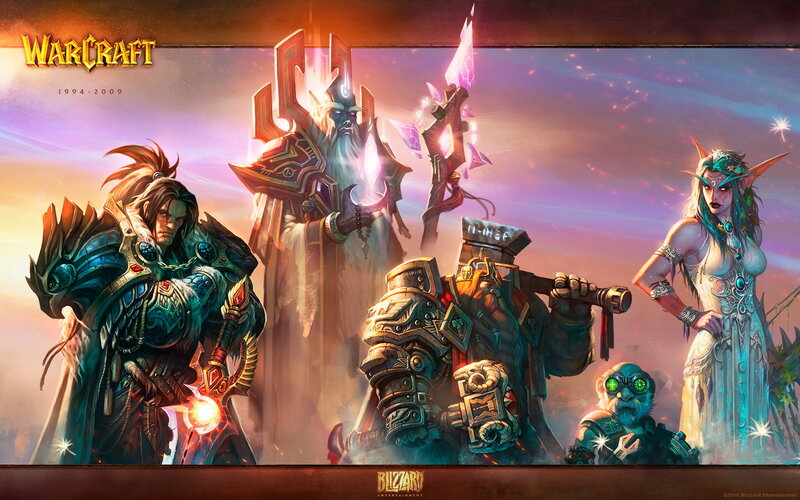 Warcraft characters celebration