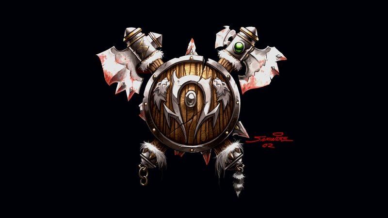 Warcraft Faction Emblem — Black