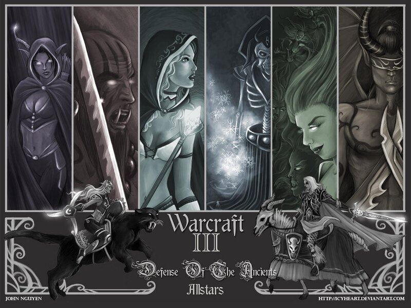 Warcraft III Allstars Art