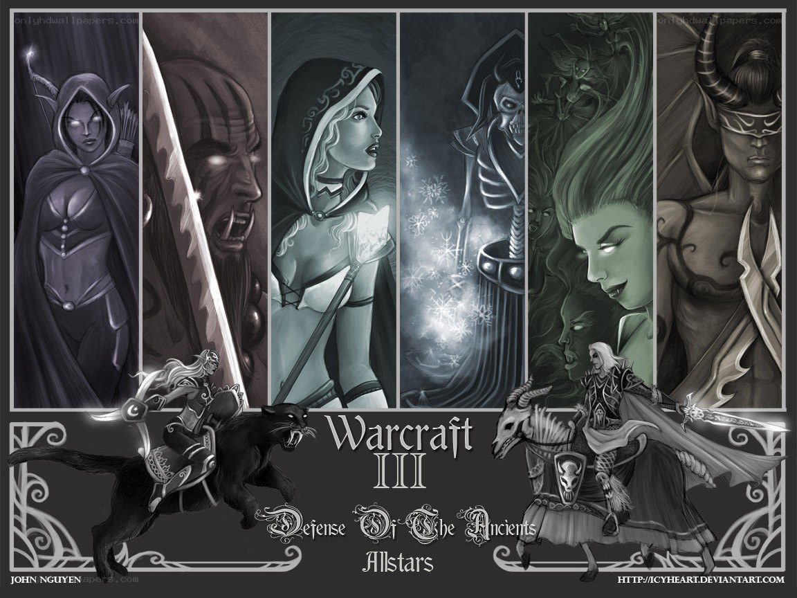 Warcraft III Allstars Art