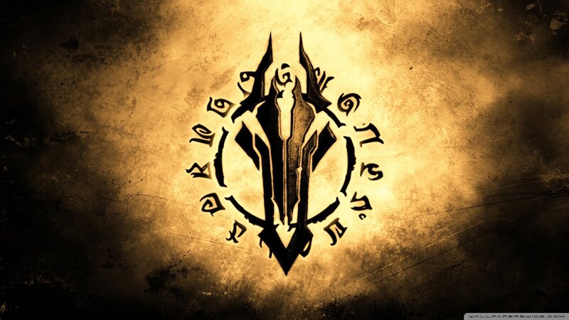 Warcraft III Logo — Brown