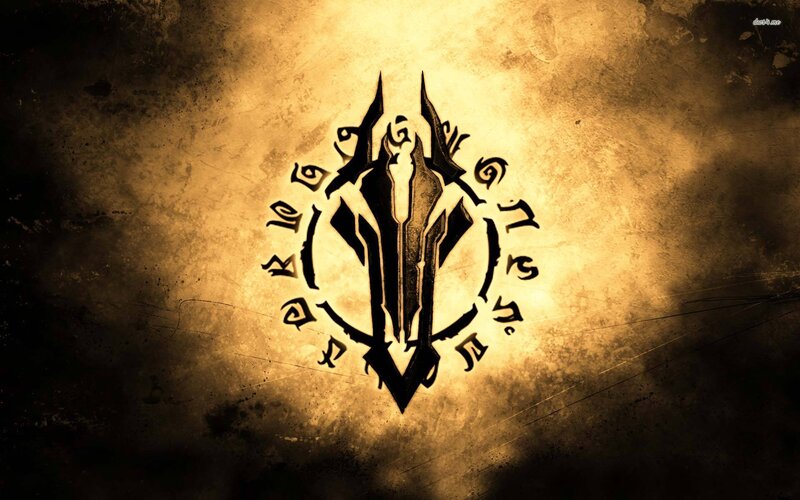 Warcraft Logo — Black