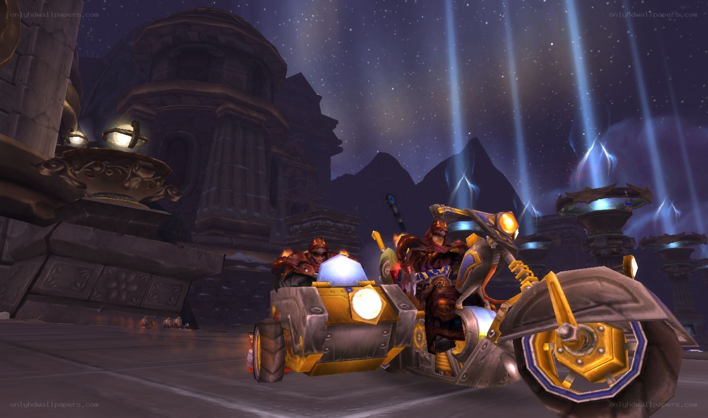 Warcraft motorcycle scene