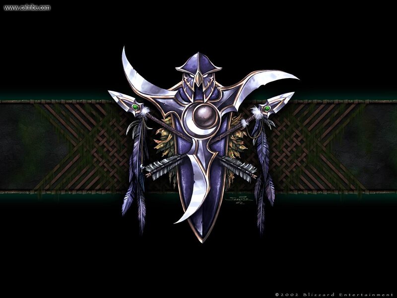 Warcraft Night Elf emblem