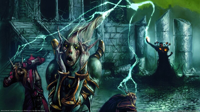Warcraft spellcasting scene