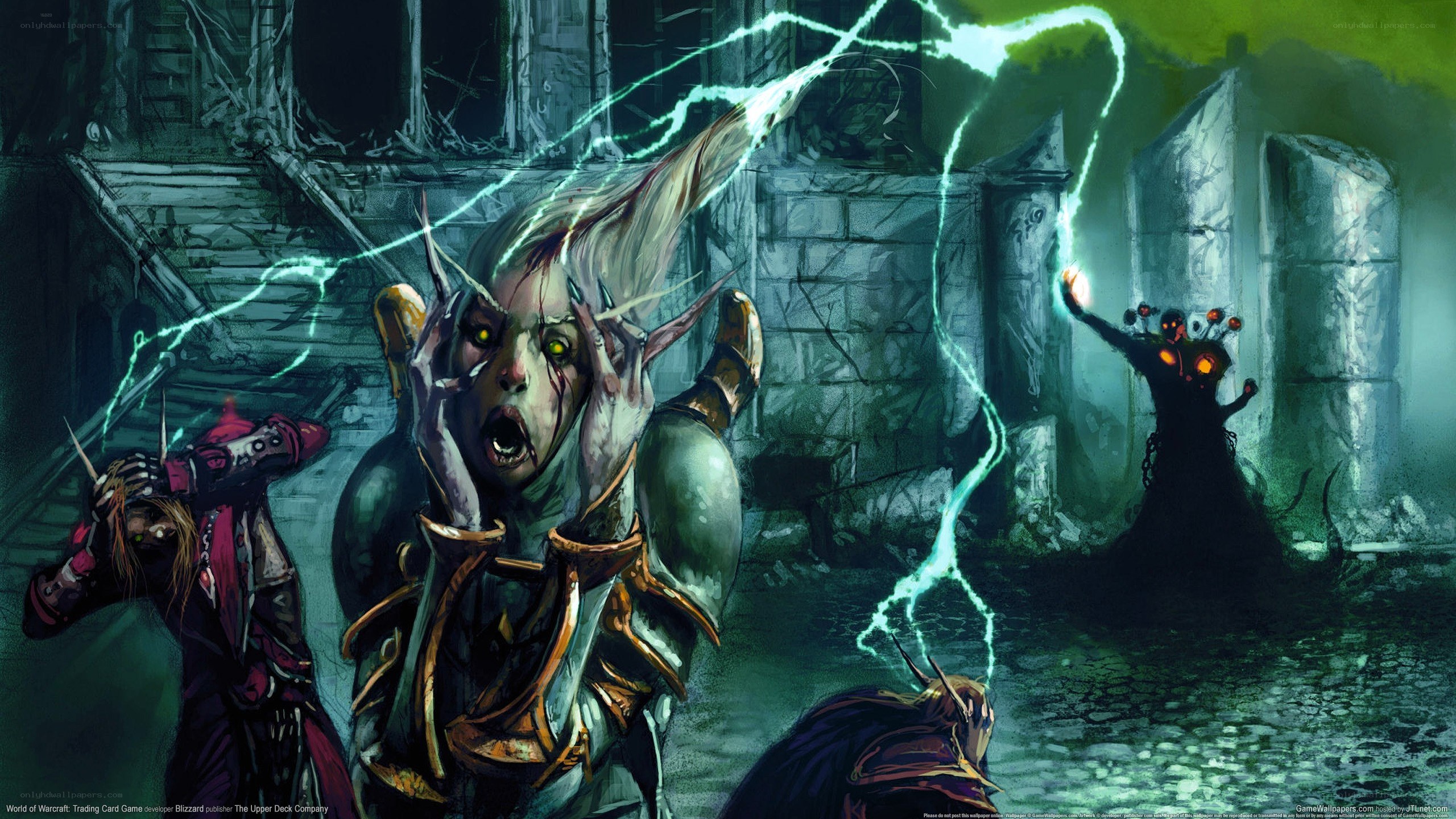 Warcraft spellcasting scene