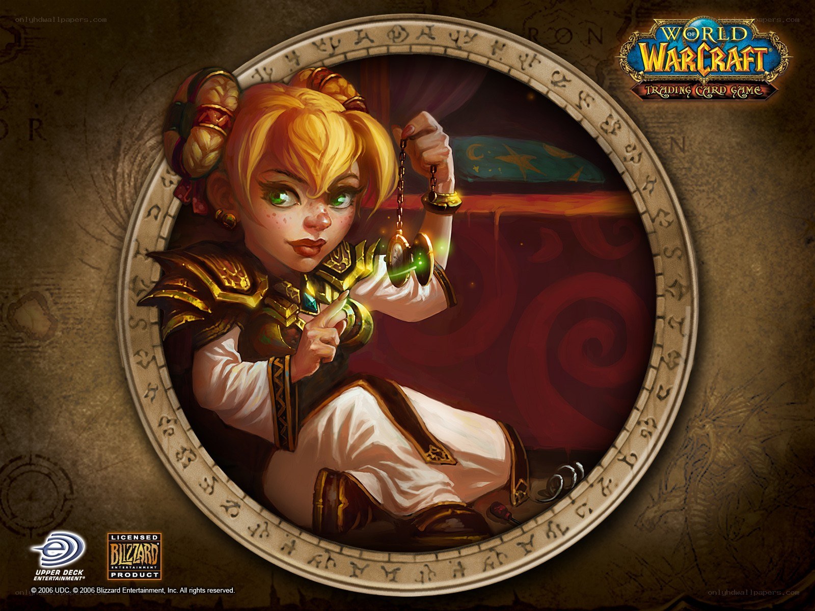 Warcraft trading card art