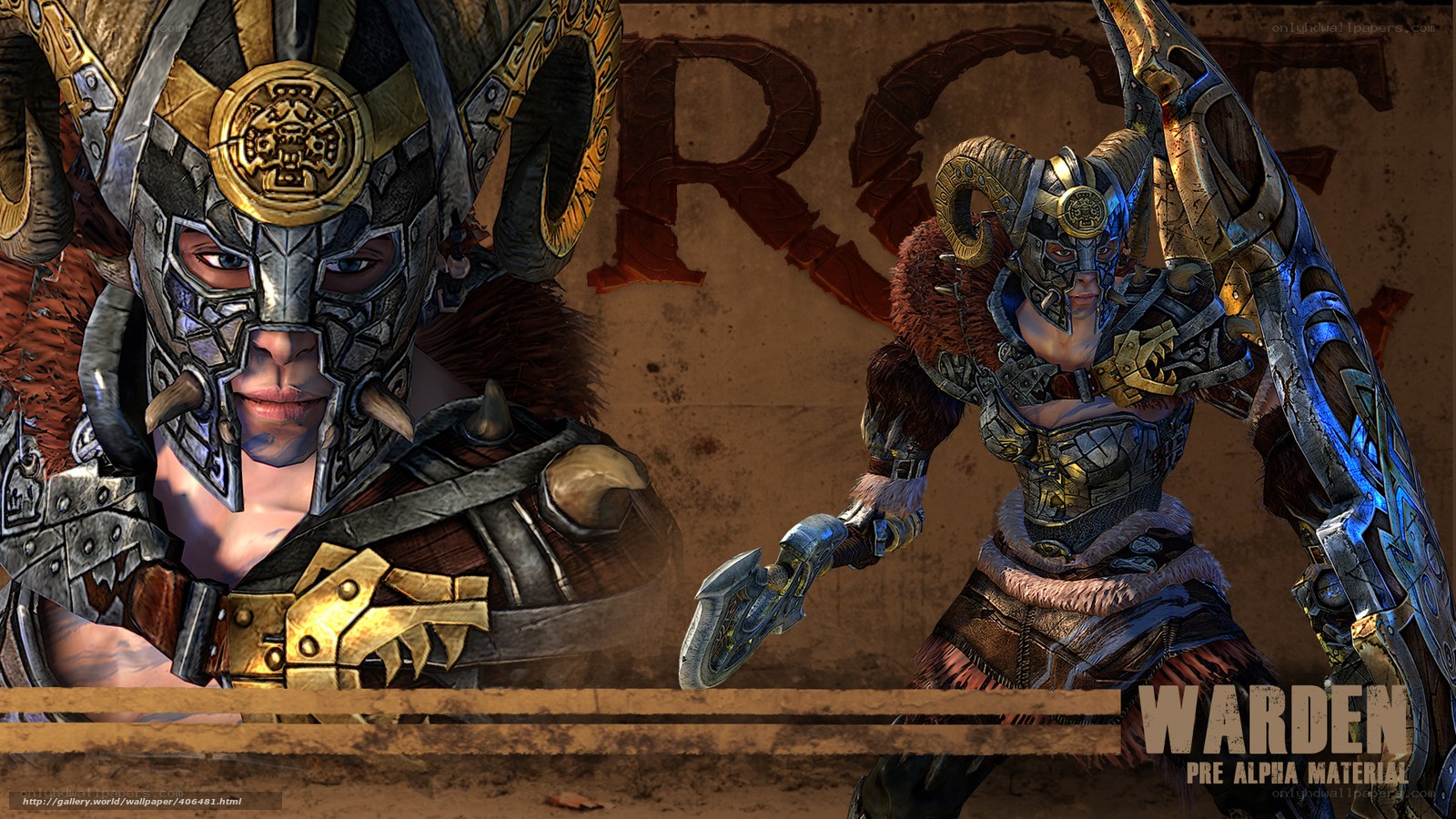 Warden character concept art