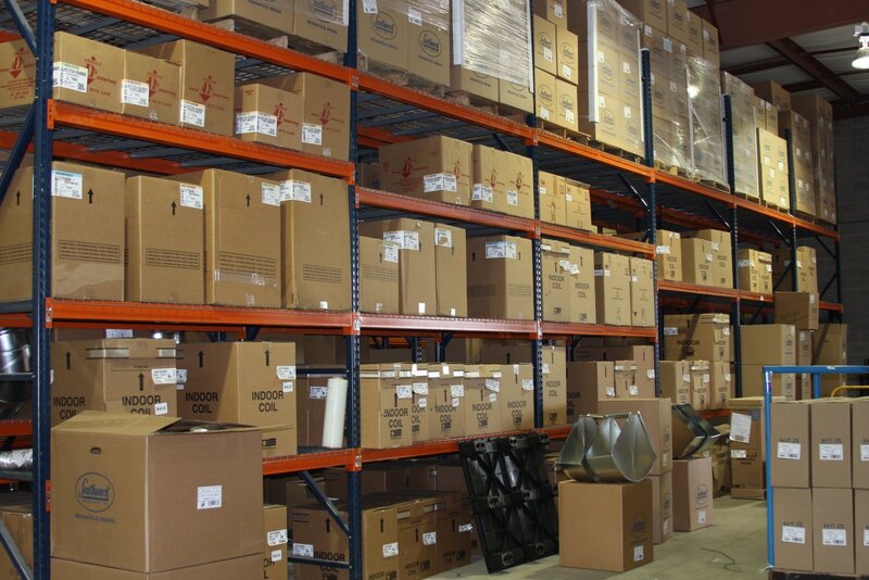 warehouse storage shelves