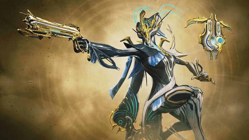 Warframe Character in Combat