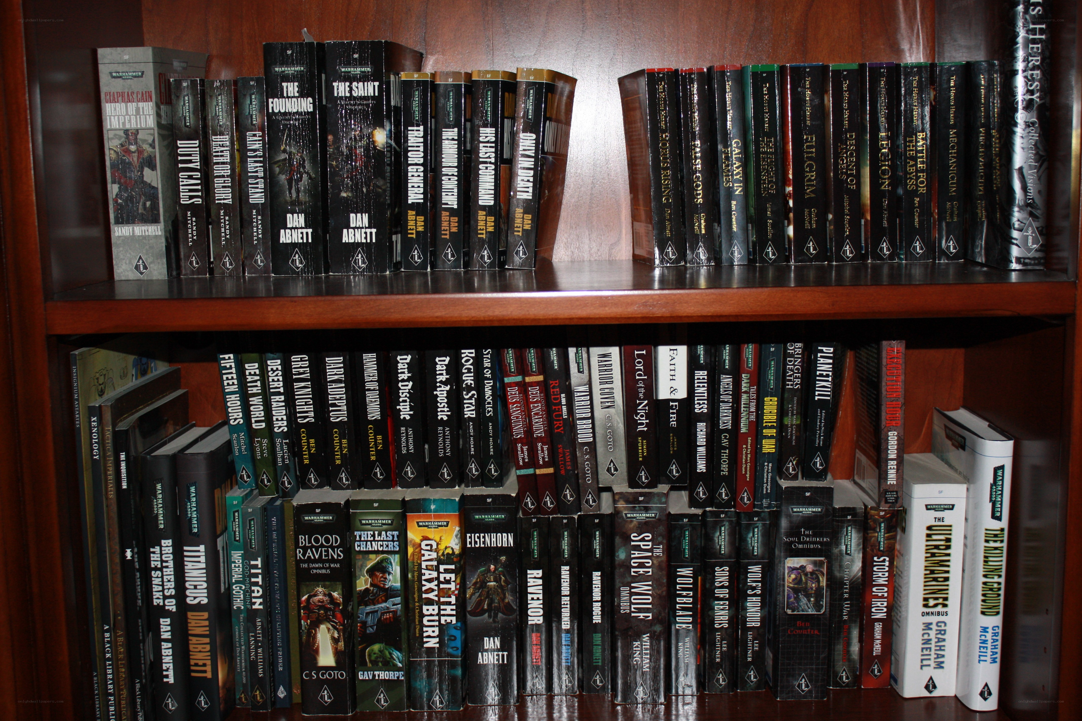 Warhammer 40k book collection