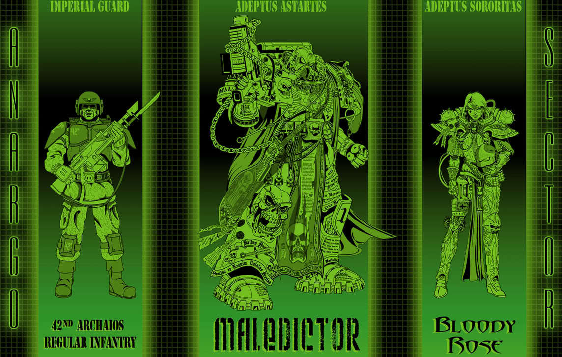 Warhammer 40k character lineup