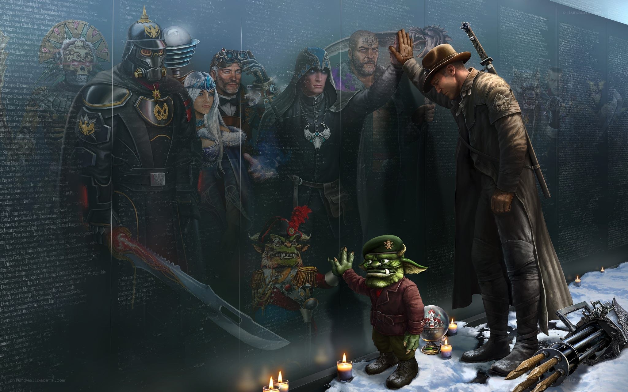 Warhammer 40k characters tribute